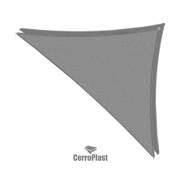 Toldo vela triangular gris