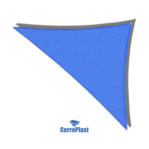 Toldo vela triangular azul