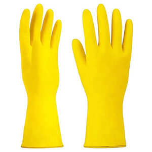guante pp amarillo liso