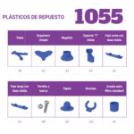 plasticos de repuesto pelopincho 1055 1