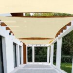 Toldo vela de coversol rectangular beige