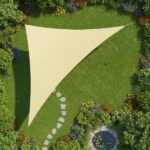 Toldo vela de coversol rectangular beige