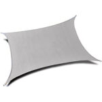 Toldo Vela Rectangular Gris