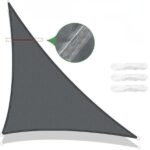 Toldo Vela Impermeable Triangular Gris