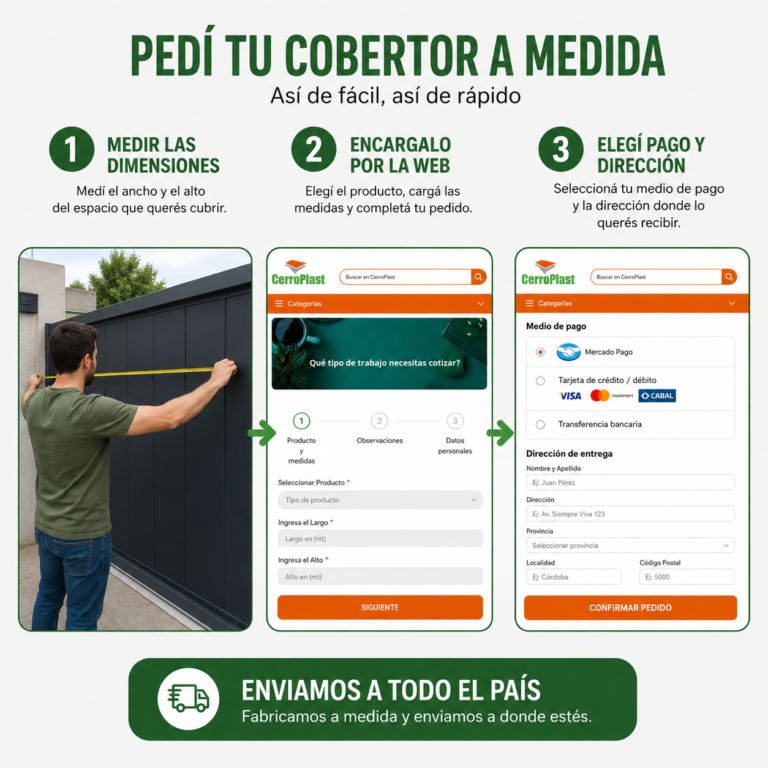 Cobertor a medida Cerroplast